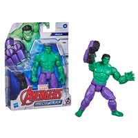 Hasbro Marvel Avengers Action Figure Toy Hulk With Compatible Mech Battle Accessory.