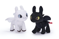 Httyd 18Cm 7" - Toothless And Light Fury