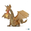 PAPO Gold Dragon With Flame