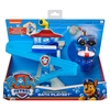 PAW Patrol Adventure Bay Bath Playset with Light-up Chase Vehicle Bath Toy