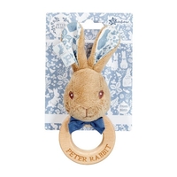 Peter Rabbit Signature Wooden Ring Rattle