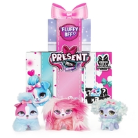 Present Pets Minis,  Fluffy Bffs 3-Pack Of 7. 6Cm Plush Toys.