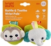 Rattle & Teethe Wrist Pals™ Toy - Monkey & Elephant