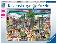 Ravensburger Amsterdam Flower Market 1000pc Jigsaw Puzzle