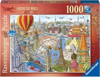Ravensburger Around The World In 80 Days 1000 Piece Jigsaw Puzzle
