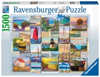 Ravensburger Coastal Collage 1500pc Jigsaw Puzzle