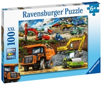 Ravensburger Construction Vehicles XXL 100pc Jigsaw Puzzle