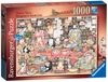 Ravensburger Crazy Cats - Bookclub 1000pc Jigsaw Puzzle