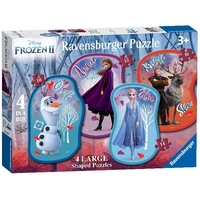 Ravensburger: Disney Frozen 2 - Four Large Shaped Jigsaw Puz