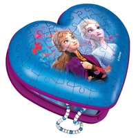 Ravensburger Disney Frozen 2,  Heart Shaped 54pc 3D Jigsaw Pu