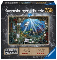 Ravensburger Escape Puzzle – Submarine 759 Piece Mystery Jigsaw Puzzle