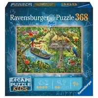 Ravensburger Escape Puzzle Kids - Jungle 368pc Mystery Jigsaw Puzzle