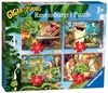 Ravensburger Gigantosaurus 4 in Box (12,  16,  20,  24pc) Jigsaw Puzzles