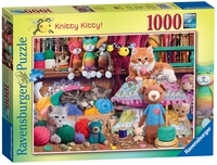 Ravensburger Knitty Kitty 1000Pc Jigsaw Puzzle