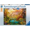 Ravensburger Land Of The Dinosaurs 500 Piece Jigsaw Puzzle
