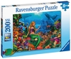 Ravensburger Mermaid Queen Xxl 200 Piece Jigsaw Puzzle