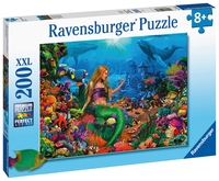 Ravensburger Mermaid Queen Xxl 200 Piece Jigsaw Puzzle