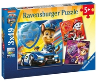 Ravensburger Paw Patrol The Movie 3X 49 Piece Jigsaw Puzzles