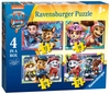 Ravensburger Paw Patrol The Movie 4 In A Box (12,  16,  20,  24 Piece) Jigsaw Puzzles