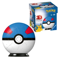 Ravensburger Pokemon Great Ball 54 Piece 3D Jigsaw Puzzle