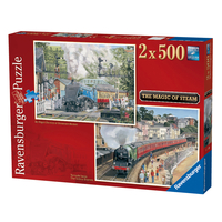 Ravensburger The Magic of Steam 2 x 500 Piece Puzzle