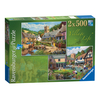 Ravensburger Village Life 2 x 500 Piece Puzzles