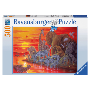 Ravensburger Waterhole Gathering 500 Piece Puzzle