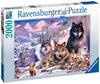 Ravensburger Wolves In The Snow,  2000Pc Jigsaw Puzzle