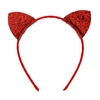 Red Glitter Cat Ear