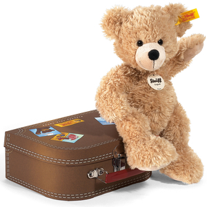 Steiff Beige Fynn Teddy Bear In Suitcase