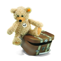 Steiff Charly Teddy Bear In Suitcase