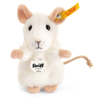 Steiff White Pilla Mouse Soft Toy