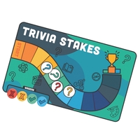 Trivia Stakes Trivia Board Game With Wagers.