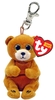 TY Duncan Bear Beanie Bellies - Key Clip