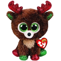 TY Fudge Reindeer Beanie Boo