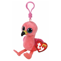 TY Gilda Flamingo Flamingo Booclip Soft Toy