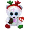 Ty Mistletoe Bear Flippables - Med