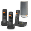 Gigaset C575A Premium Cordless Phone,  Trio Handset with Smart Speakerphone