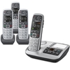 Gigaset E560A Cordless Phone,  Quad Handset with Big Buttons