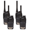 Hytera TC320 Quad Pack License-Free Two Way Radios