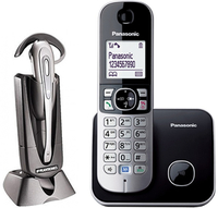 KX-TG 6811 with Plantronics C65 Wireless Headset