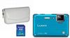 Lumix DMC FT1 Blue + White Case + 2GB SD Card