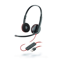 Plantronics Blackwire 3220 USB-A Stereo UC Corded Headset