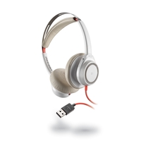 Plantronics Blackwire 7225 USB-A Stereo Corded Headset in White