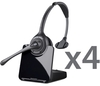 Plantronics CS510 Wireless Headset Quad