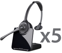Plantronics CS510 Wireless Headset Quint