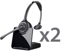 Plantronics CS510 Wireless Headset Twin