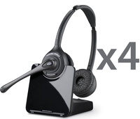 Plantronics CS520 Wireless Headset Quad