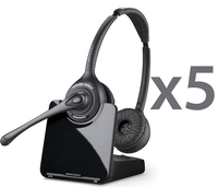 Plantronics CS520 Wireless Headset Quint