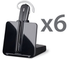 Plantronics CS540 Wireless Headset Sextet